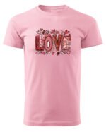 Koszulka na Walentynki Kolorowe LOVE
